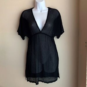 Swim Suit Cover Up V-neck Size M